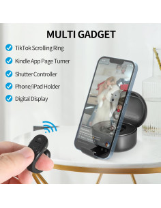 Control Remoto Bluetooth TUZTUALA TP-1 para TikTok y Kindle 2