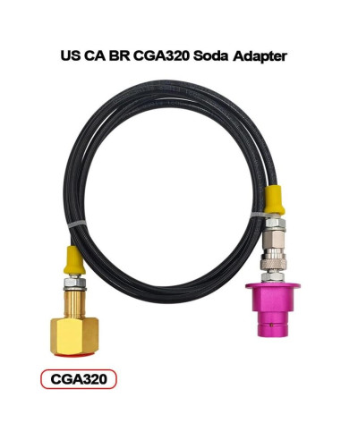 Adaptador de CO2 para Máquina de Soda VaVoger 152.4cm