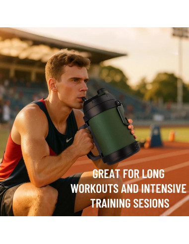 Jarra de Agua Aislada Zukro 1 Galón Acero Inoxidable 128 oz