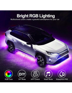 Kit de Iluminación LED Underglow CT CAPETRONIX 12W Multicolor 2