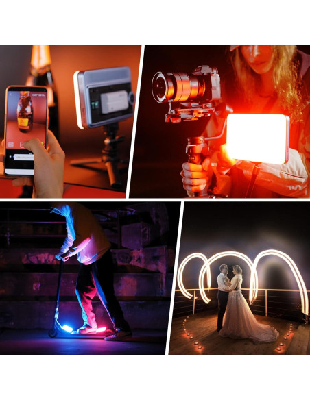 Luz de Video RGB VILTROX 15W LED Portátil CRI95+ 2800-6800K