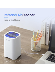 Purificador de Aire HEPA Mini AP002R-2 para Hogar y Oficina 2