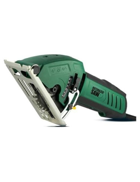 Sierra Circular Eléctrica Rotorazer RZ120 Verde - Corta Madera, Azulejos y Más