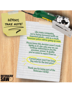 Sierra Circular Eléctrica Rotorazer RZ120 Verde - Corta Madera, Azulejos y Más 2