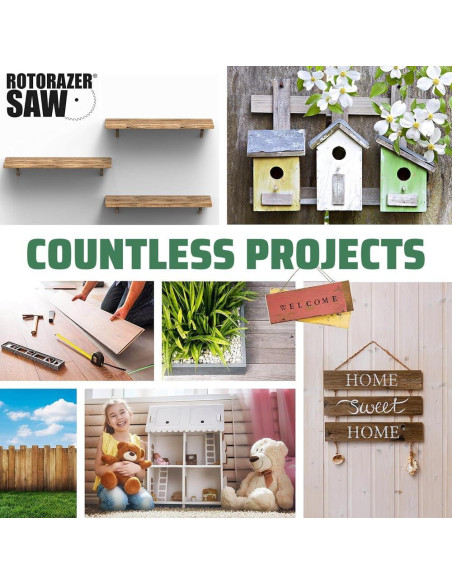 Sierra Circular Eléctrica Rotorazer RZ120 Verde - Corta Madera, Azulejos y Más