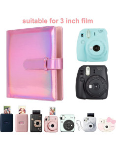 Álbum de fotos Ruibytree 256 bolsillos Rosa Mágico 2