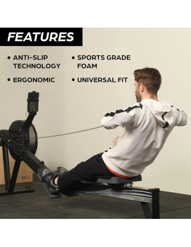 Cojín de Asiento para Máquina de Remo Home & Rowe - Gel Antideslizante