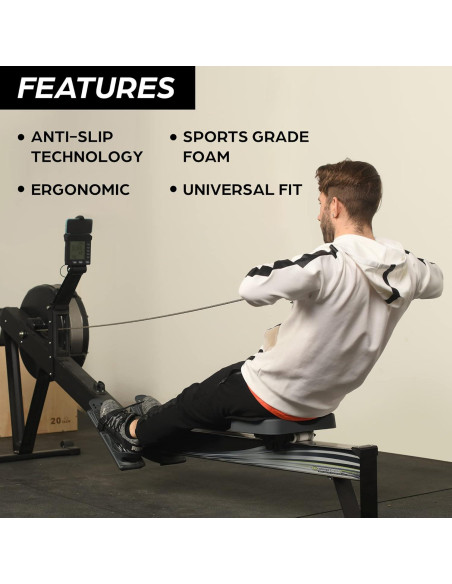 Cojín de Asiento para Máquina de Remo Home & Rowe - Gel Antideslizante
