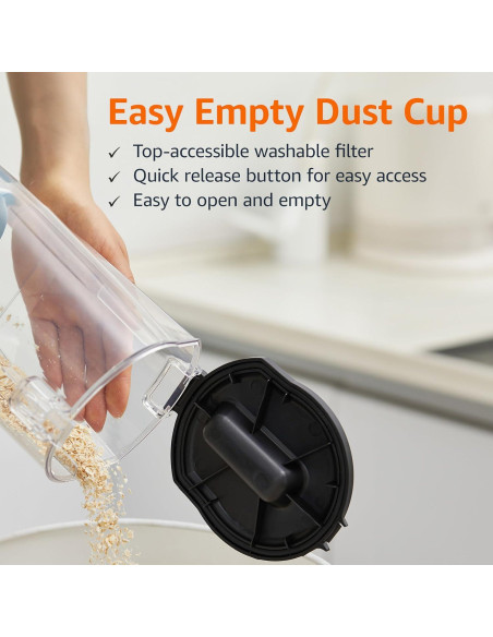 Aspiradora Vertical Sin Bolsa Amazon Basics 720W 1.7L 3.8kg