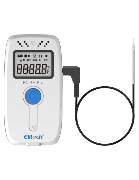 Registrador Digital de Temperatura y Humedad Elitech RC-4HC