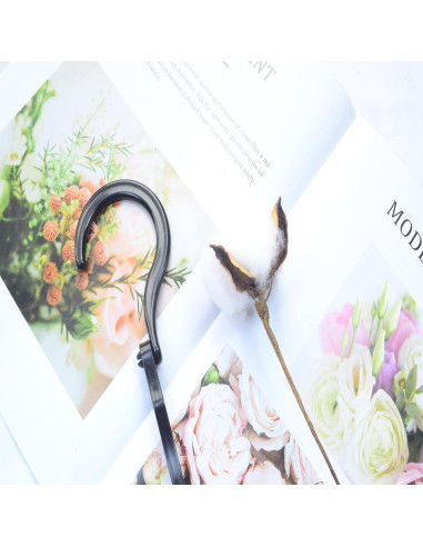 Paquete de 8 Perchas Ahorra Espacio WONGPERG Plástico Negro