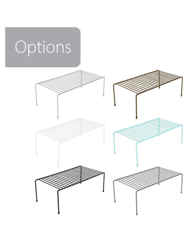 Estante de Almacenamiento Smart Design Grande Negro 40.6x21.6cm