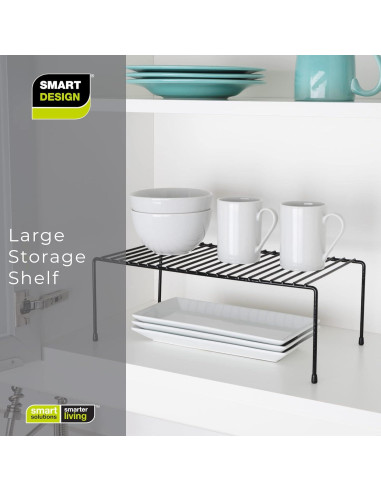 Estante de Almacenamiento Smart Design Grande Negro 40.6x21.6cm
