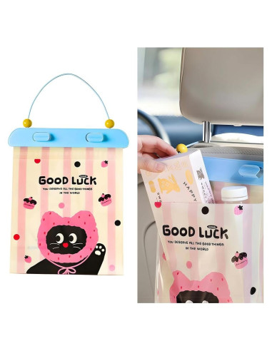 Bolsa de Basura Colgante para Auto Zpana 30x23x25.5cm