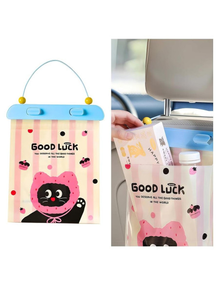 Bolsa de Basura Colgante para Auto Zpana 30x23x25.5cm