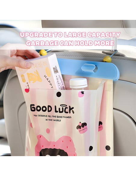 Bolsa de Basura Colgante para Auto Zpana 30x23x25.5cm