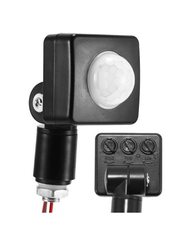 Interruptor de Movimiento PIR ONEVER 110V para Luz Solar Exterior