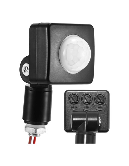 Interruptor de Movimiento PIR ONEVER 110V para Luz Solar Exterior