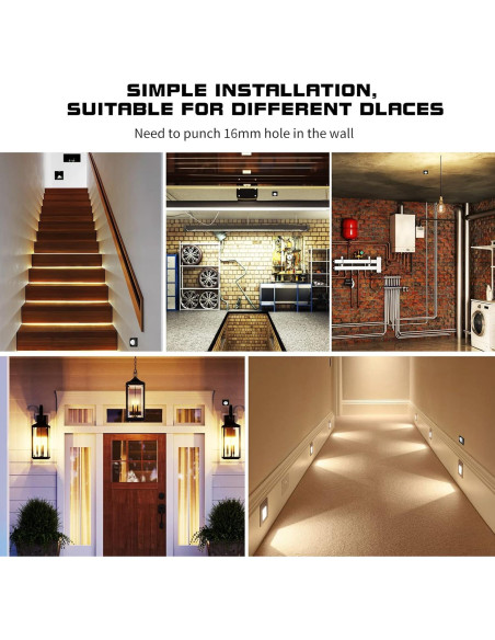 Interruptor de Movimiento PIR ONEVER 110V para Luz Solar Exterior