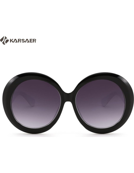 Gafas de sol redondas Karsaer UV400 grandes unisex