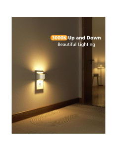 Luces Nocturnas LED VOLISUN 3000K Pack 4 con Sensor Crepuscular 2