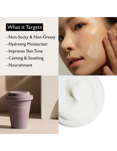 Crema Hidratante Facial Haruharu Wonder 90ml - Ácido Hialurónico