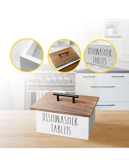 Contenedor de cápsulas para lavavajillas CHONIC 22x15x12.5cm