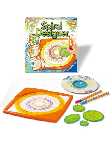 Kit Diseñador Espiral Ravensburger con 4 Engranajes