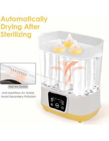 Esterilizador y Secador de Botellas Eléctrico 6 en 1 - 2.16 kg