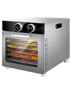 Deshidratador de Alimentos Empculd 6 Bandejas Acero Inoxidable 800W