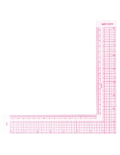 Escuadra L Westcott L-808 17cm Plástico Transparente