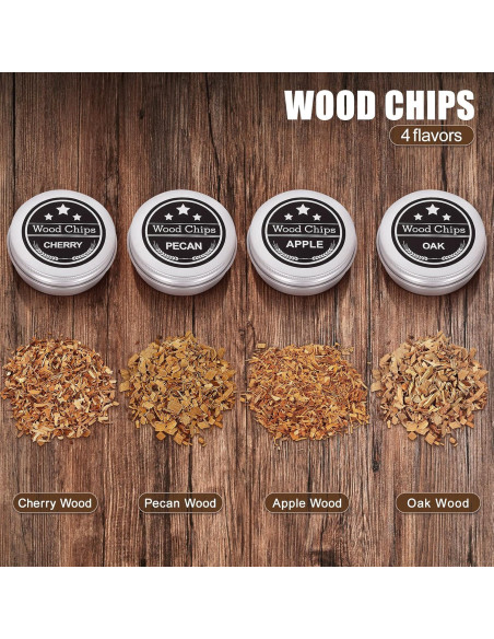 Kit de Ahumador de Cócteles WEICHA para Whiskey y Bourbon