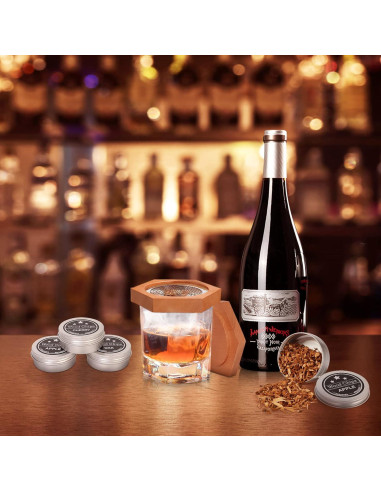 Kit de Ahumador de Cócteles WEICHA para Whiskey y Bourbon