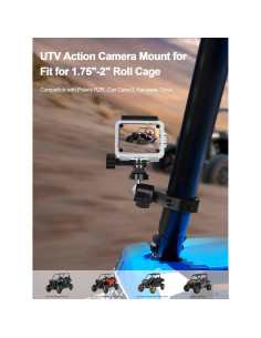 Soporte de Cámara UTV ZIDIYORUO Aluminio 360 para GoPro 2