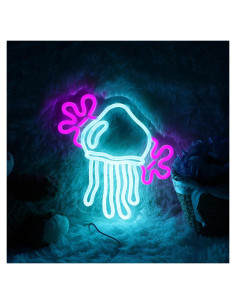 Luz de Neón Medusa LED HeyLEDNeoN 29x27.1cm Decoración