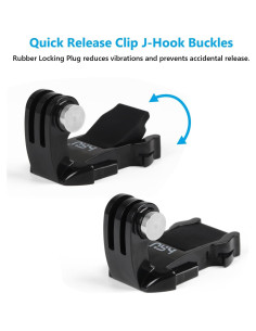 Montaje Rápido J-Hook HSU para GoPro y Cámaras de Acción 2