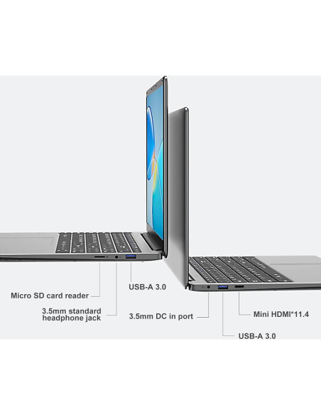 Computadora Portátil Xparkin 15.6" FHD 8GB RAM 256GB SSD