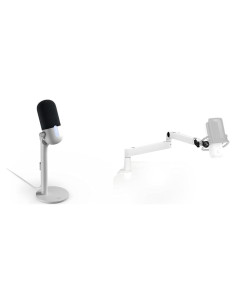 Micrófono USB Elgato Wave Neo con Brazo LP Blanco, Plug-and-Play