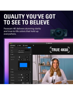 Webcam 4K Elgato Facecam 4K60 - Ultra HD, USB-C, HDR 2
