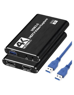 Capturadora de Video 4K Genérico HDMI 1080p 60fps Streaming