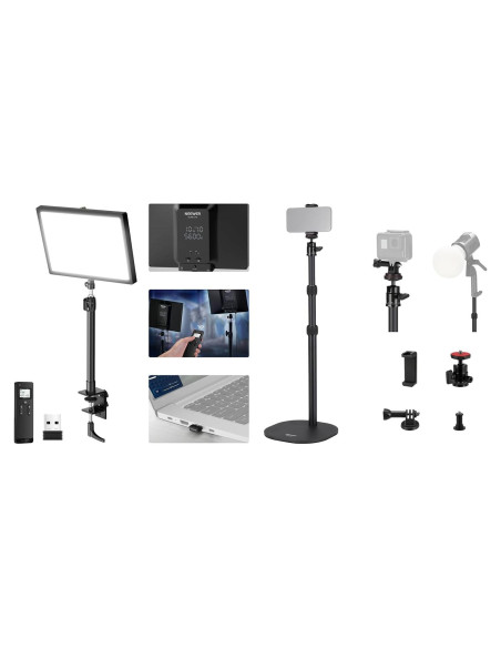 Luz de Streaming NEEWER GL25B 25W 2300Lux 2900K-7000K Luz de Streaming NEEWER GL25B 25W 2300Lux 2900K-7000K