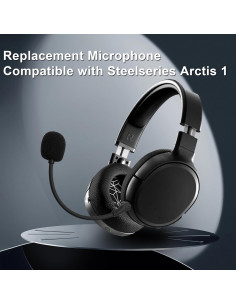 Micrófono de Reemplazo NewTH para Steelseries Arctis 1 - 3.5mm 2
