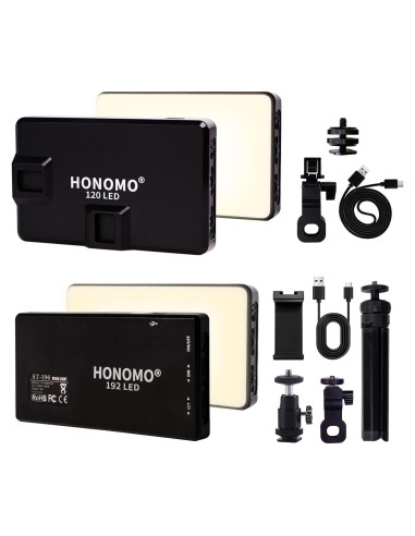 Kit de Iluminación LED Dúo HONOMO 120 y 192 LEDs Portátil