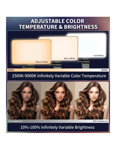 Kit de Iluminación LED Dúo HONOMO 120 y 192 LEDs Portátil