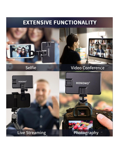 Kit de Iluminación LED Dúo HONOMO 120 y 192 LEDs Portátil