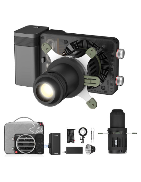 Luz de Video LED Zhiyun MOLUS X100 Combo V2 100W Mini Foco Luz de Video LED Zhiyun MOLUS X100 Combo V2 100W Mini Foco