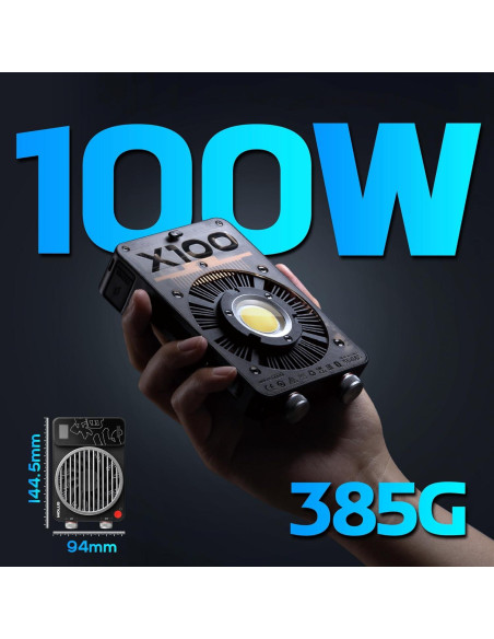 Luz de Video LED Zhiyun MOLUS X100 Combo V2 100W Mini Foco Luz de Video LED Zhiyun MOLUS X100 Combo V2 100W Mini Foco