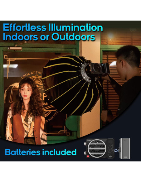 Luz de Video LED Zhiyun MOLUS X100 Combo V2 100W Mini Foco Luz de Video LED Zhiyun MOLUS X100 Combo V2 100W Mini Foco