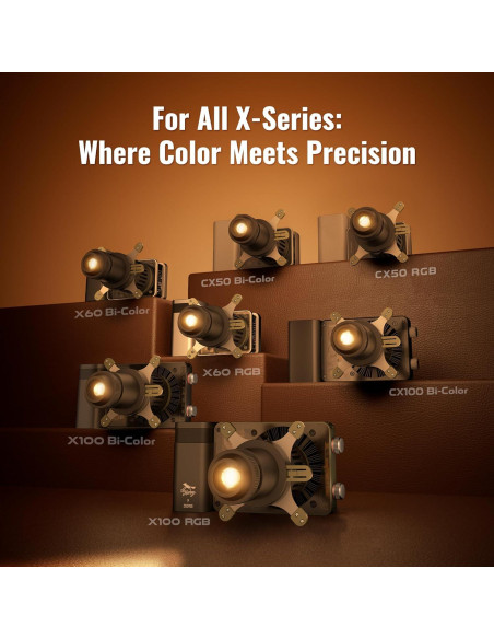 Luz de Video LED Zhiyun MOLUS X100 Combo V2 100W Mini Foco Luz de Video LED Zhiyun MOLUS X100 Combo V2 100W Mini Foco