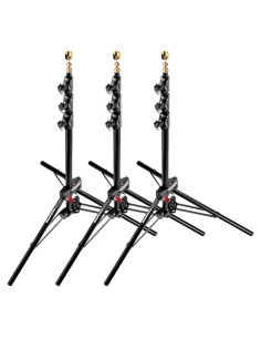 Soporte Compacto de Aluminio Manfrotto 1051BAC - Paquete de 3